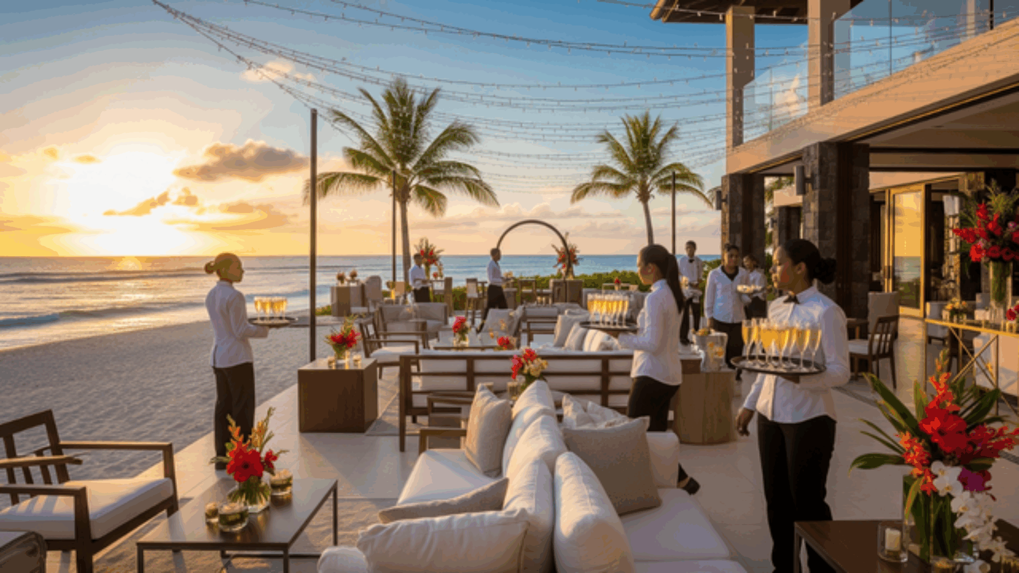 Comment organiser une réception privée avec cuisinière et serveur