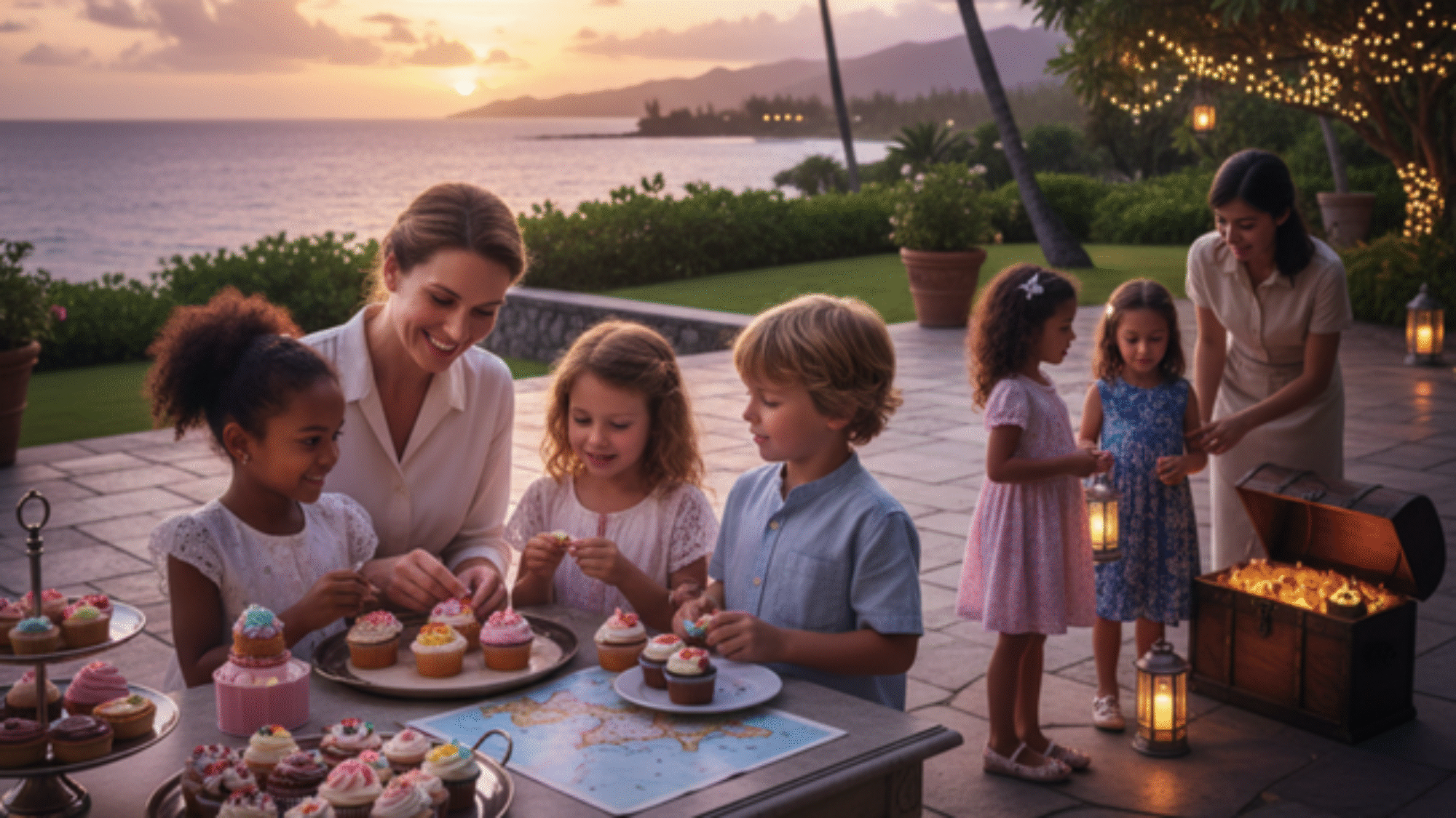 Kids prestige _ nounou bilingue, ateliers pâtisserie, chasse au trésor au crépuscule